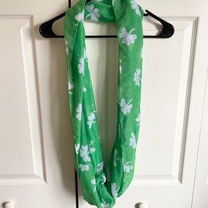 Shamrock infinity scarf